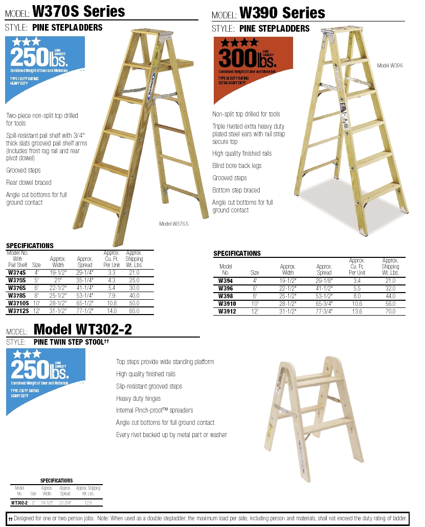 Wood Ladders